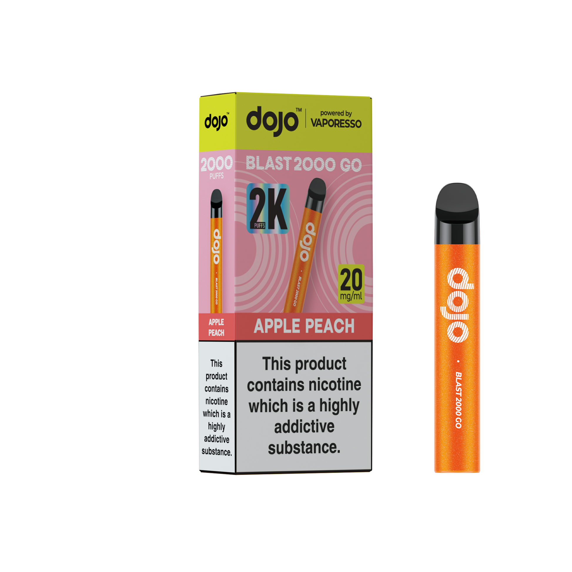 Dojo Blast 2000 Go Apple Peach 5 Pk