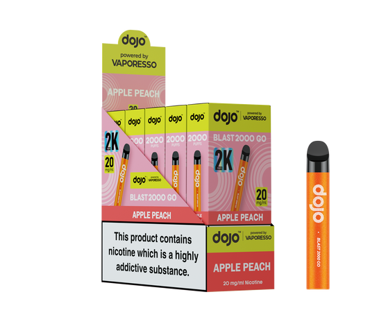 Dojo Blast 2000 Go Apple Peach 5 Pk