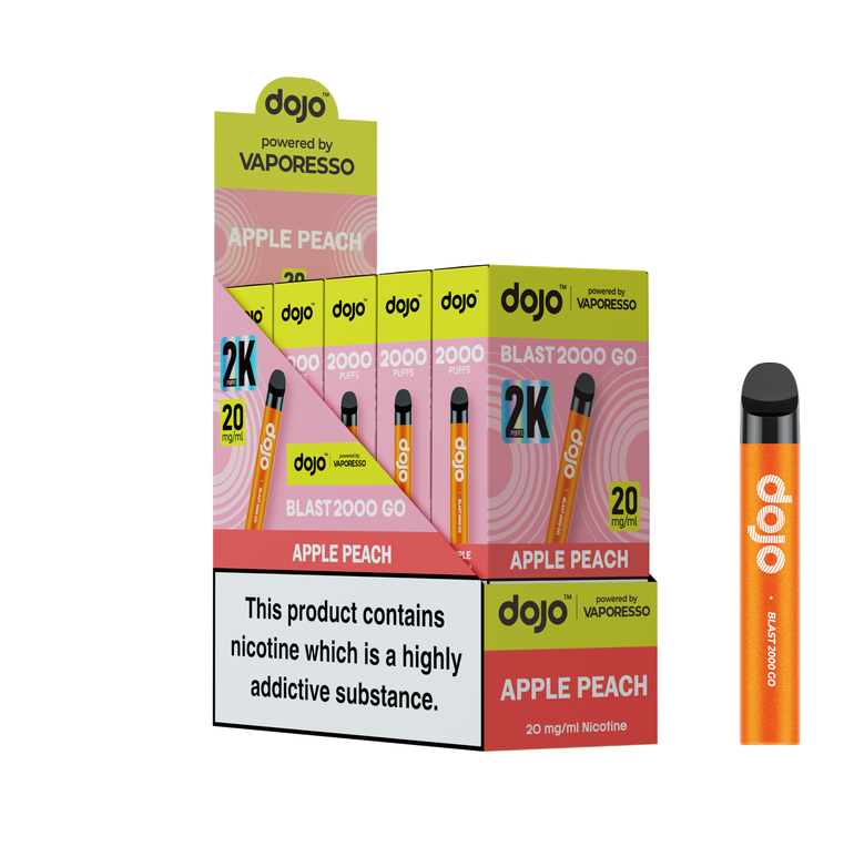 Dojo Blast 2000 Go Apple Peach 5 Pk