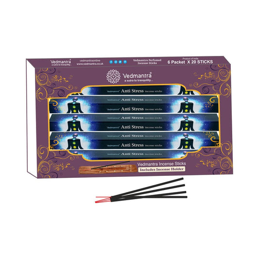 Vedmantra Anti Stress 20 Sticks x 6 Pk