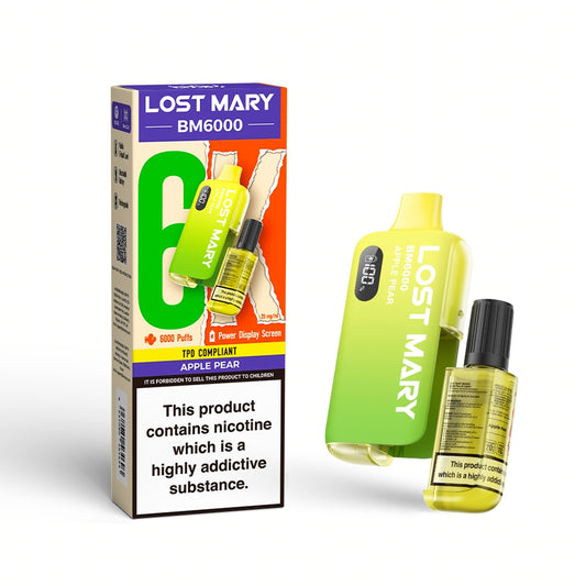 Lost Mary BM6000 Apple Pear 5 Pcs