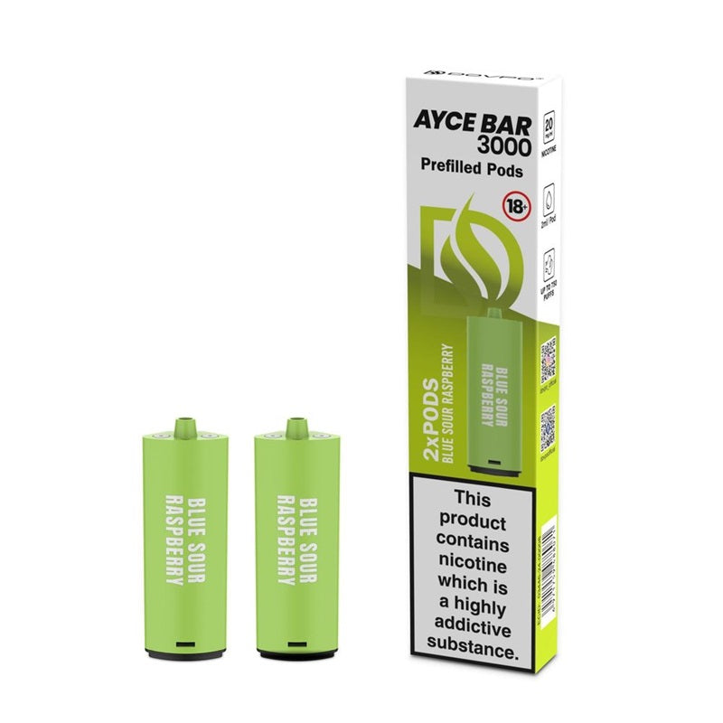 Ayce 2 Pods Blue Sour Raspberry 10 Pk