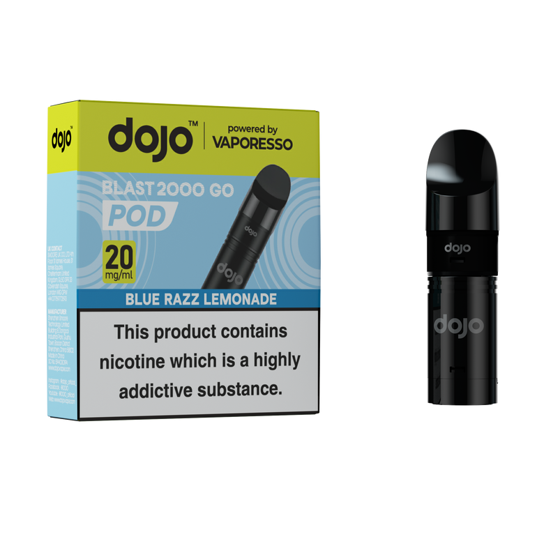 Dojo Blast 2K Go Pod 5 Pcs Blue Razz Lemonade