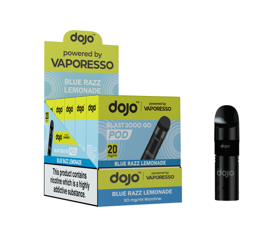 Dojo Blast 2K Go Pod 5 Pcs Blue Razz Lemonade