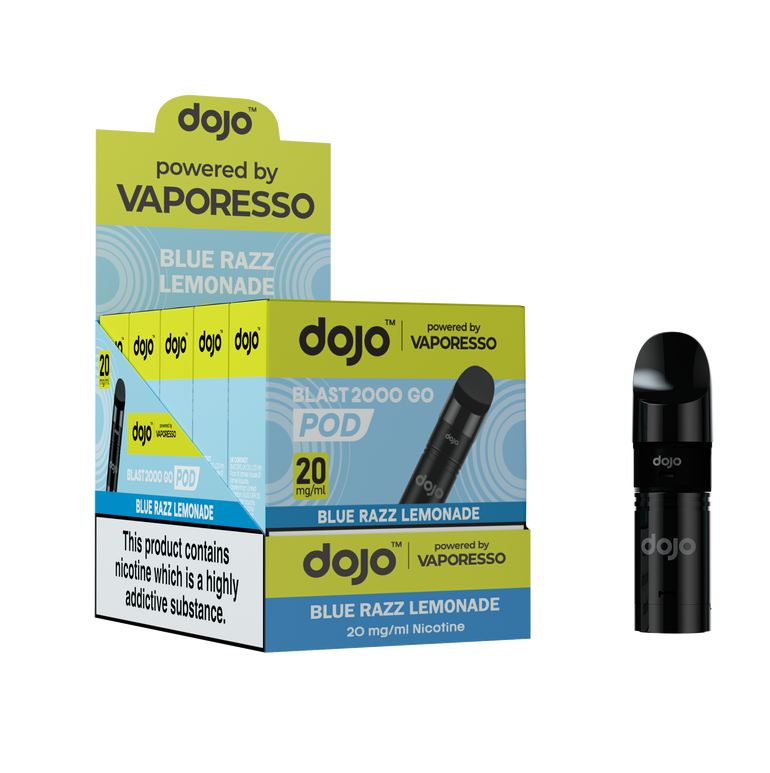 Dojo Blast 2K Go Pod 5 Pcs Blue Razz Lemonade