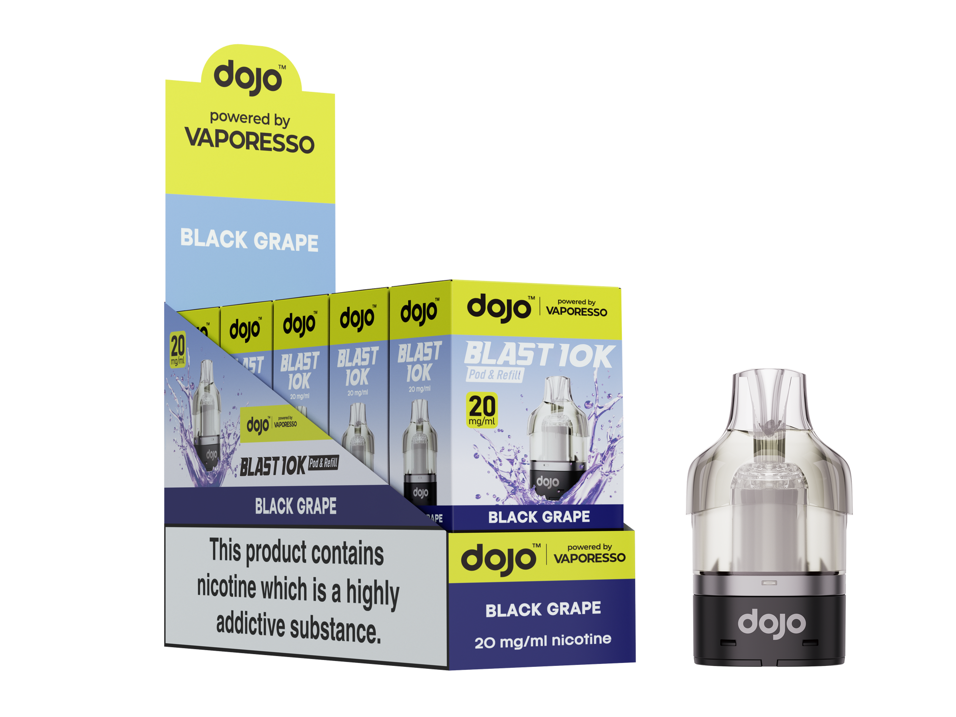 Dojo Blast 10K Pod Black Grape