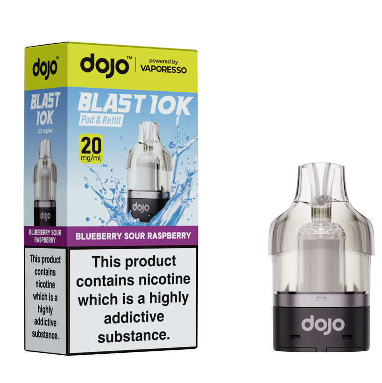 Dojo Blast 10K Pod Blueberry Sour Raspberry