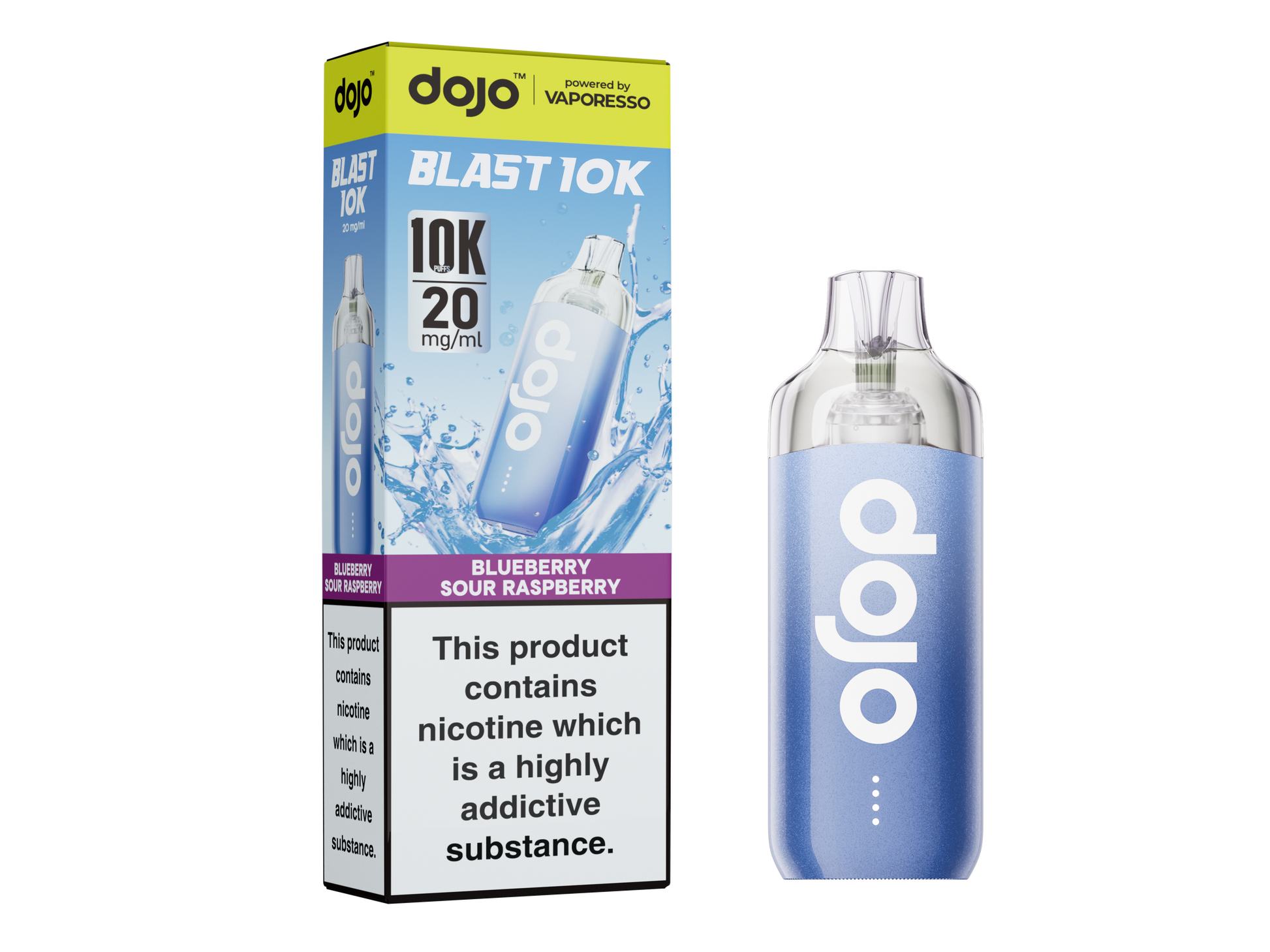 Dojo Blast 10K Kit 5 Pcs Blueberry Sour Raspberry