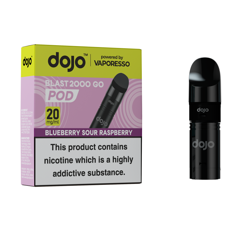 Dojo Blast 2K Go Pod 5 Pcs Blueberry Sour Raspberry