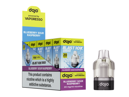 Dojo Blast 10K Pod Blueberry Sour Raspberry