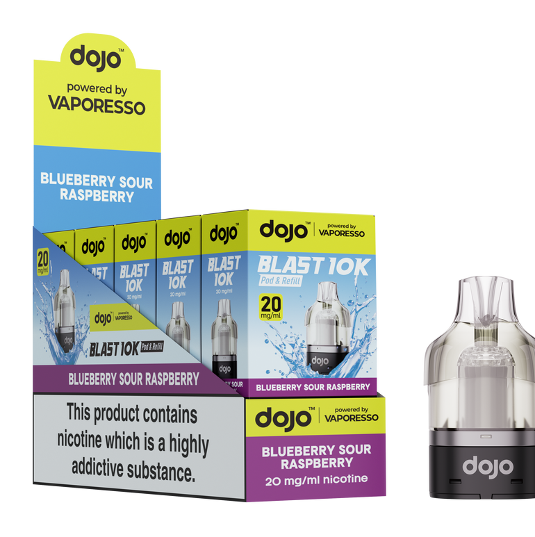 Dojo Blast 10K Pod Blueberry Sour Raspberry
