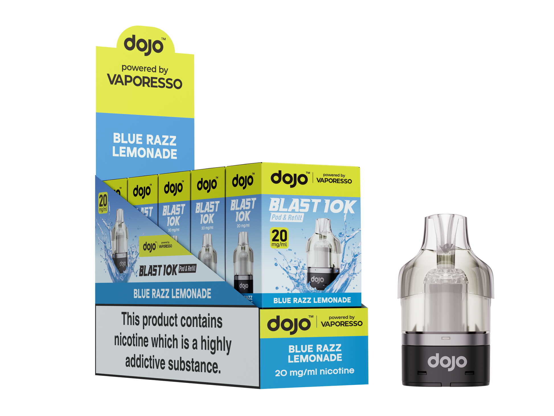 Dojo Blast 10K Pod Blue Razz Lemonade