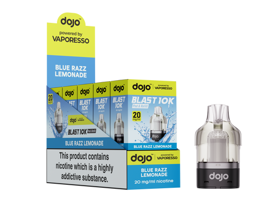 Dojo Blast 10K Pod Blue Razz Lemonade