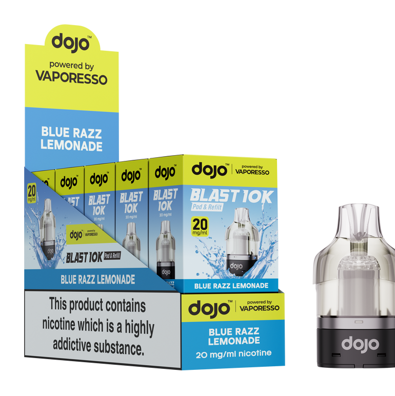 Dojo Blast 10K Pod Blue Razz Lemonade