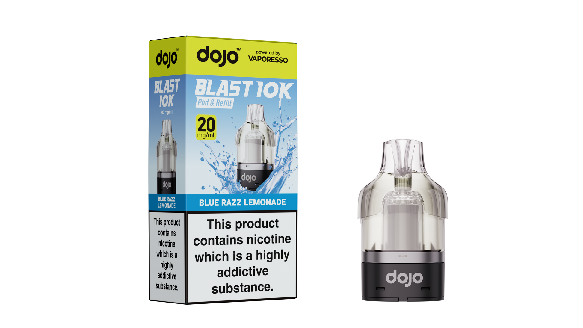 Dojo Blast 10K Pod Blue Razz Lemonade