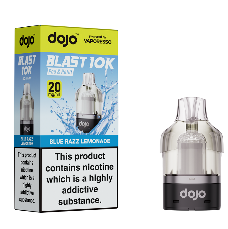 Dojo Blast 10K Pod Blue Razz Lemonade