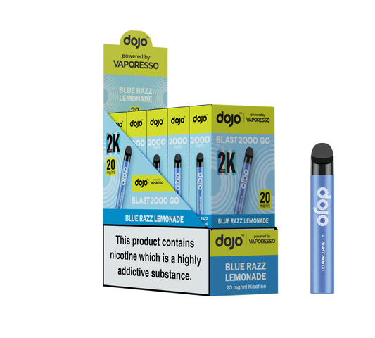 Dojo Blast 2000 Go Blue Razz Lemonade 5 Pk