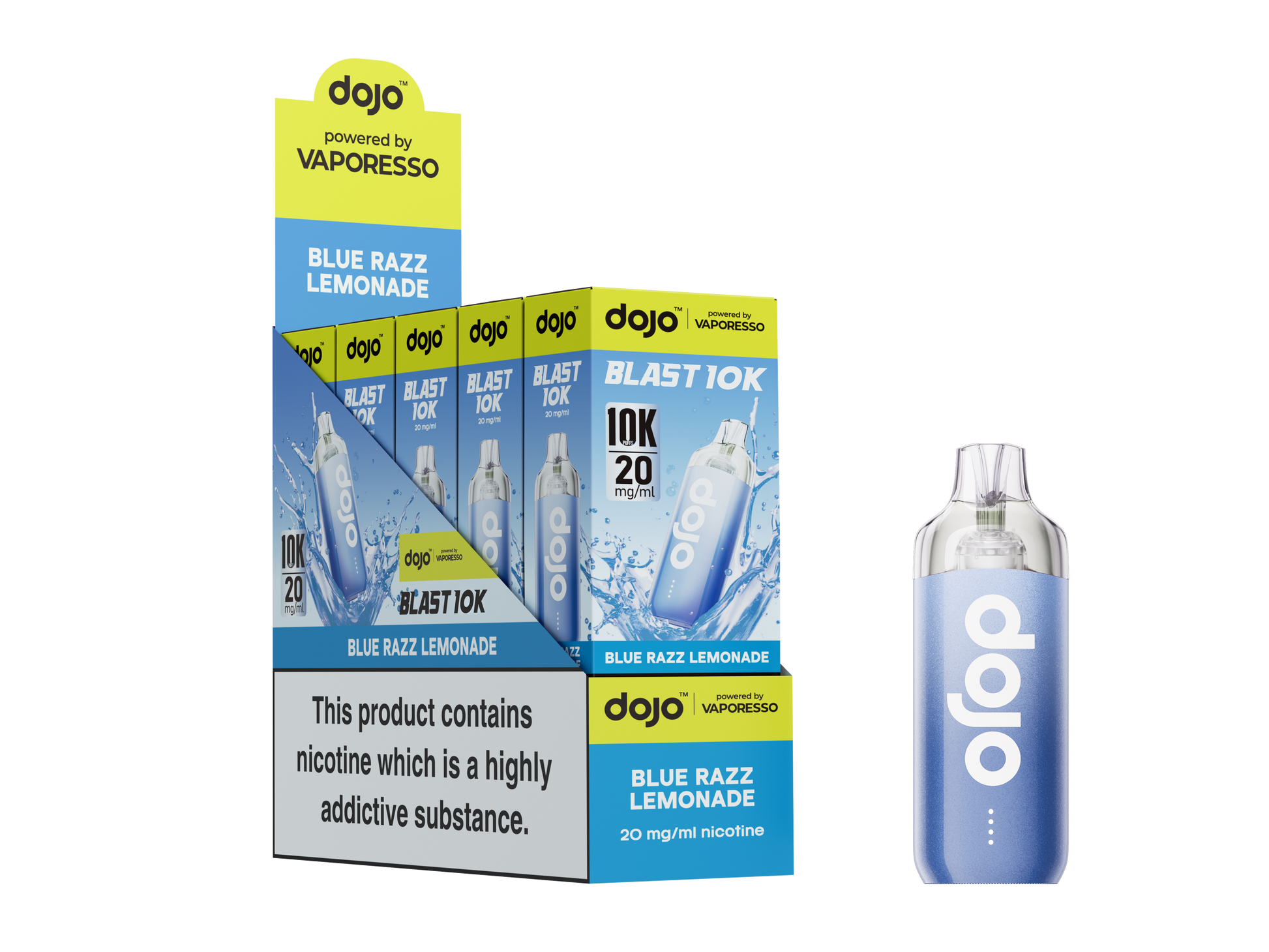 Dojo Blast 10K Kit 5 Pcs Blue Razz Lemonade