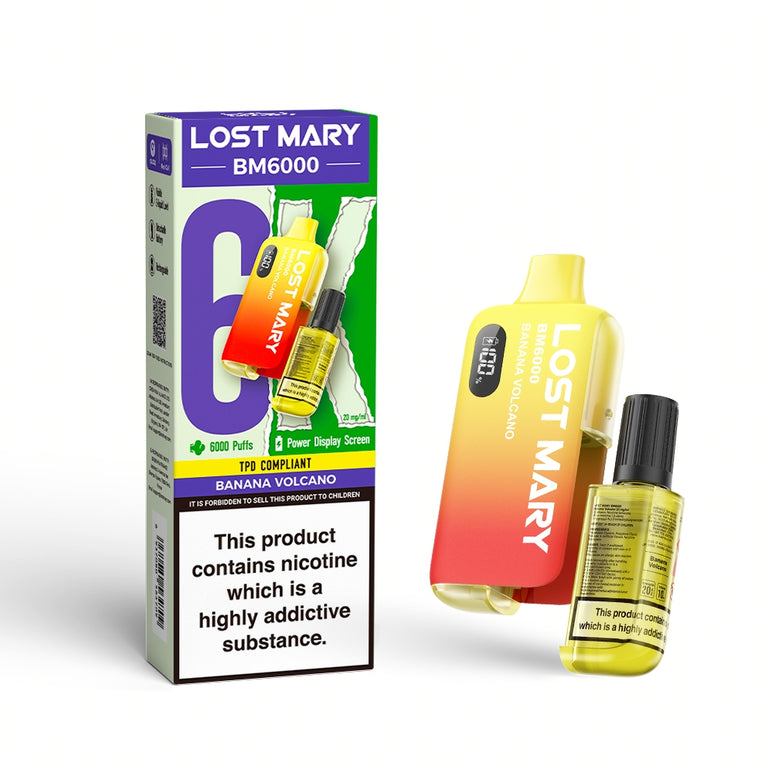 Lost Mary BM6000 Banana Volcano 5 Pcs