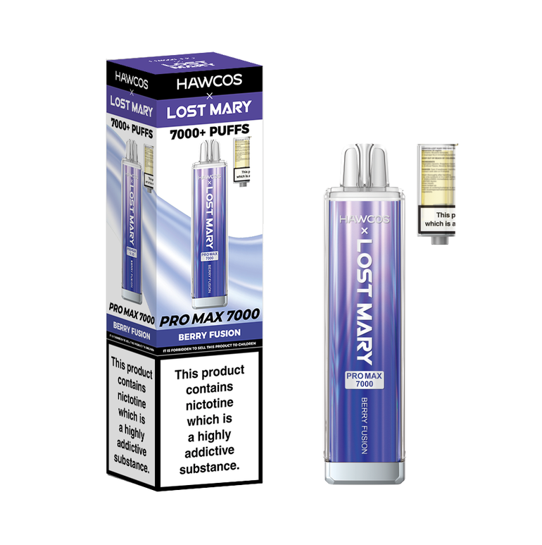 Lost Mary Pro Max Berry Fusion 7000 Puffs Refillable Pod Kit 10 Pk