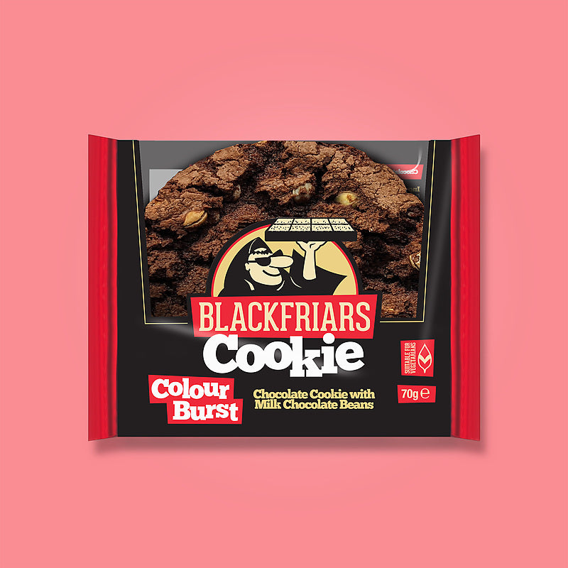 Blkfrs Colour Burst Cookie 70g x 16