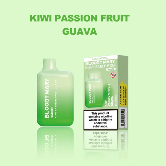 Bloody Mary BM600 Kiwi Pasion Fruit Guva