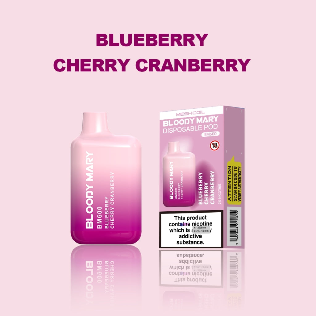 Bloody Mary BM600 Blueberry Chery Crnbry