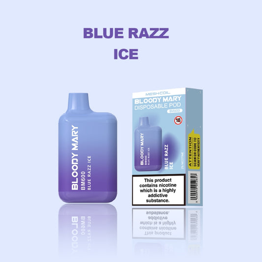 Bloody Mary BM600 Blue Razz Ice