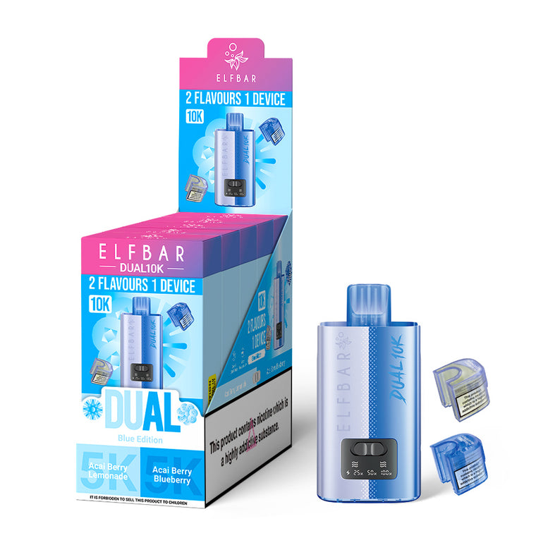 Elfbar Dual 10K Blue Edition Refillabe P