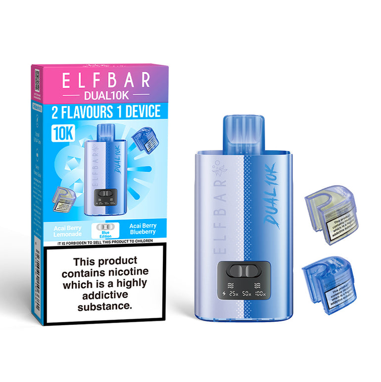 Elfbar Dual 10K Blue Edition Refillabe P