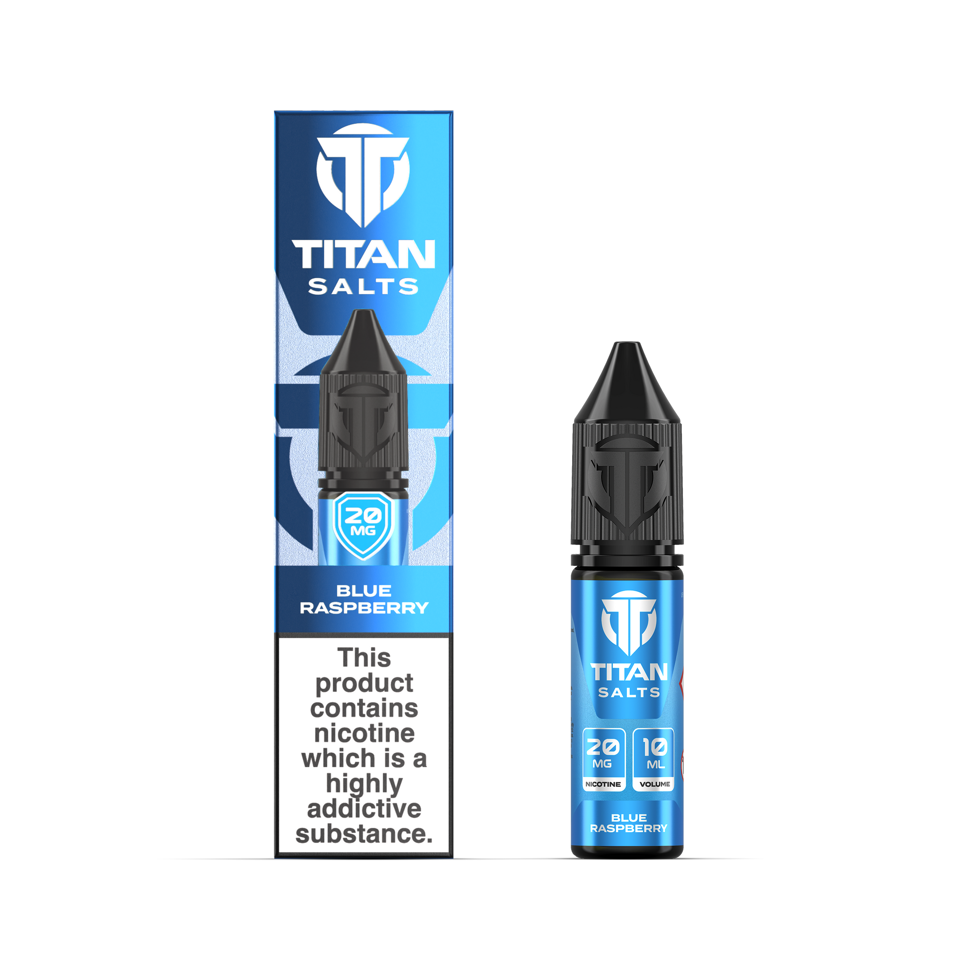 Titan Nic Salts 20mg 10ml 10 Pcs Blue Raspberry