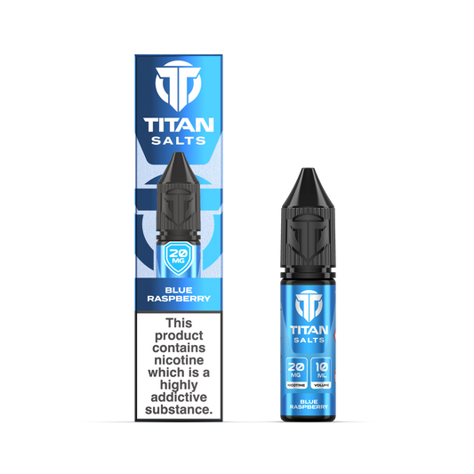 Titan Nic Salts 20mg 10ml 10 Pcs Blue Raspberry