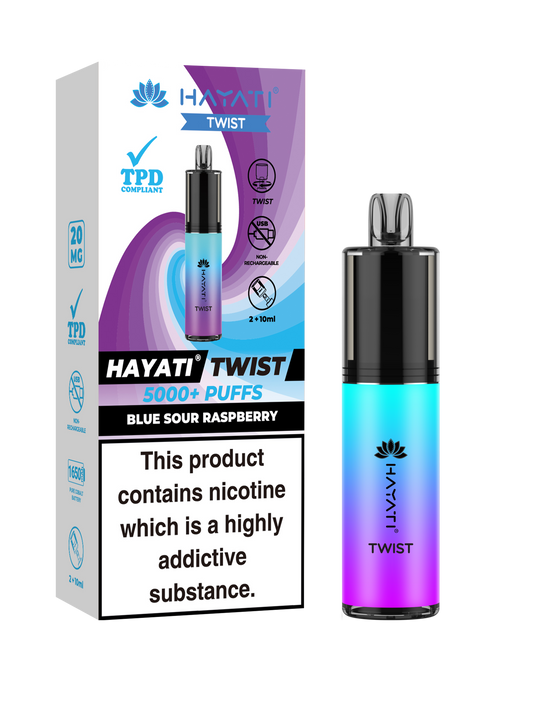 Hayati Twist Blue Sour Raspberry 5 Pk