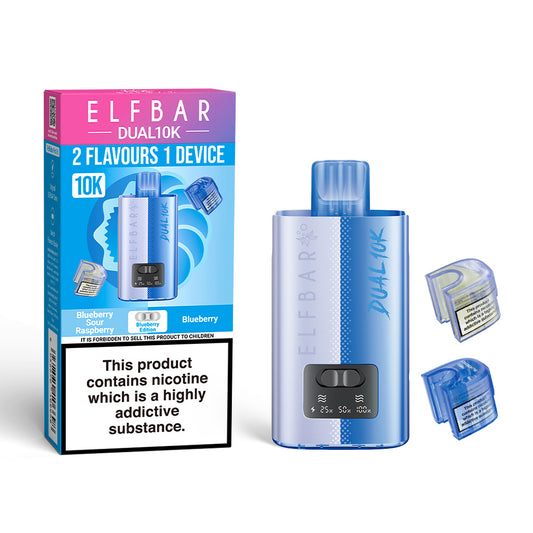 Elfbar Dual 10K Pod Kit 5 Pcs Blueberry Edition