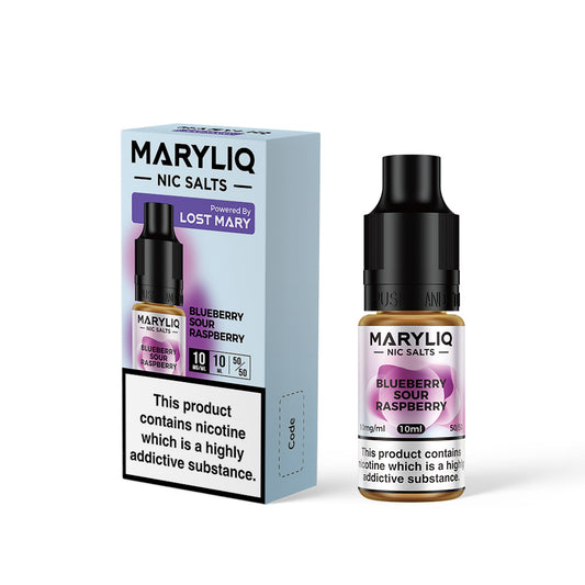 Maryliq Nic Salts 20mg 10 Pk Blueberry S