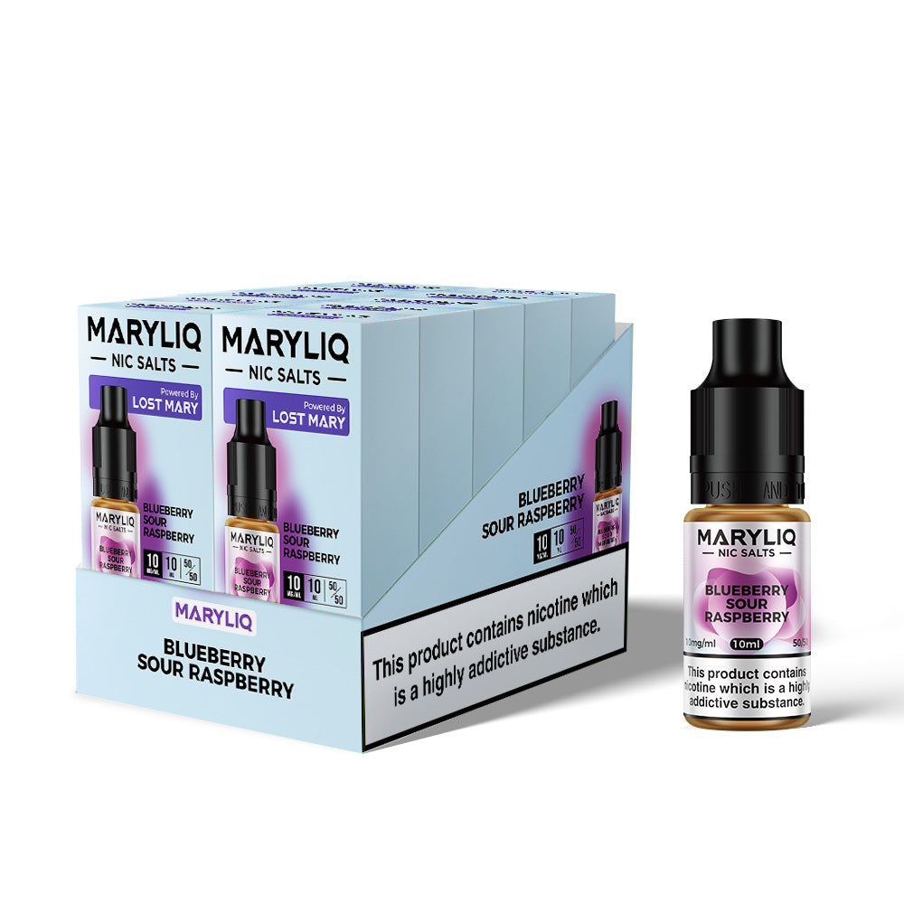 Maryliq Nic Salts 20mg 10 Pk Blueberry S
