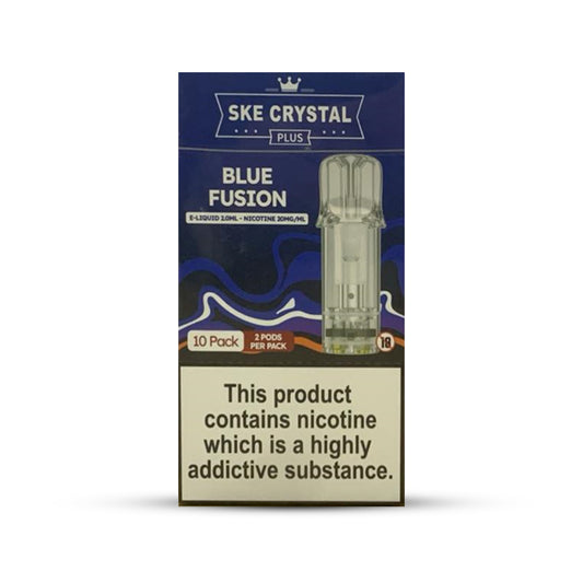 SKE Crystal 2 Pods x 10 Pk Blue Fusion