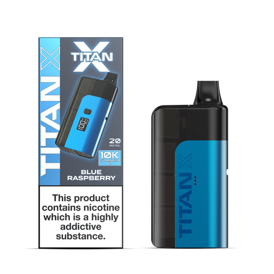 Titan X 10L Pod Kit 5 Pcs Blue Raspberry