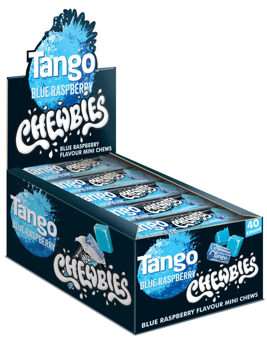 Tango Blue Raspberry Chewbies 40x30g