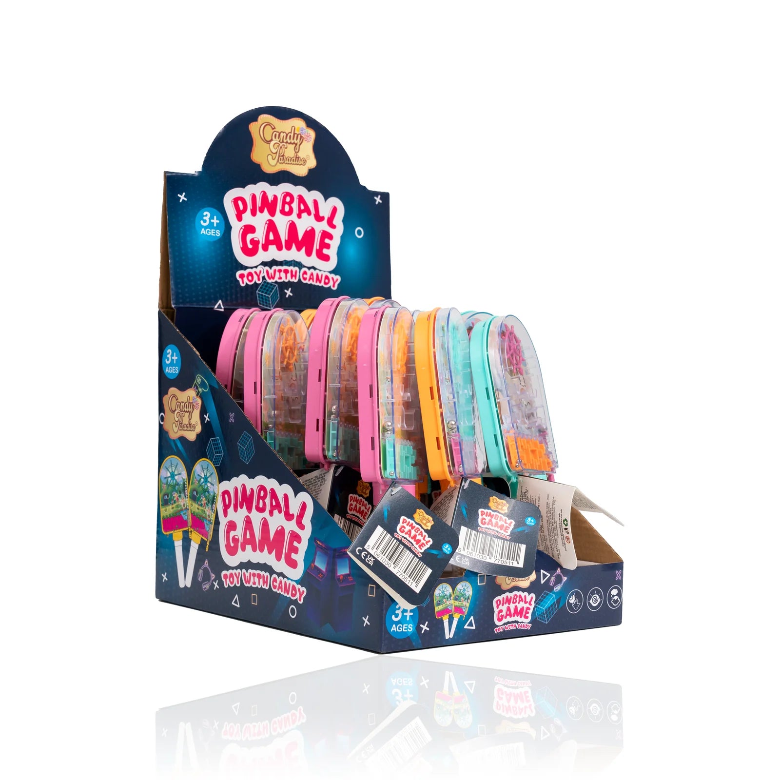 Candy Paradise Pinball Machine Toy With Candy 12 x 10g
