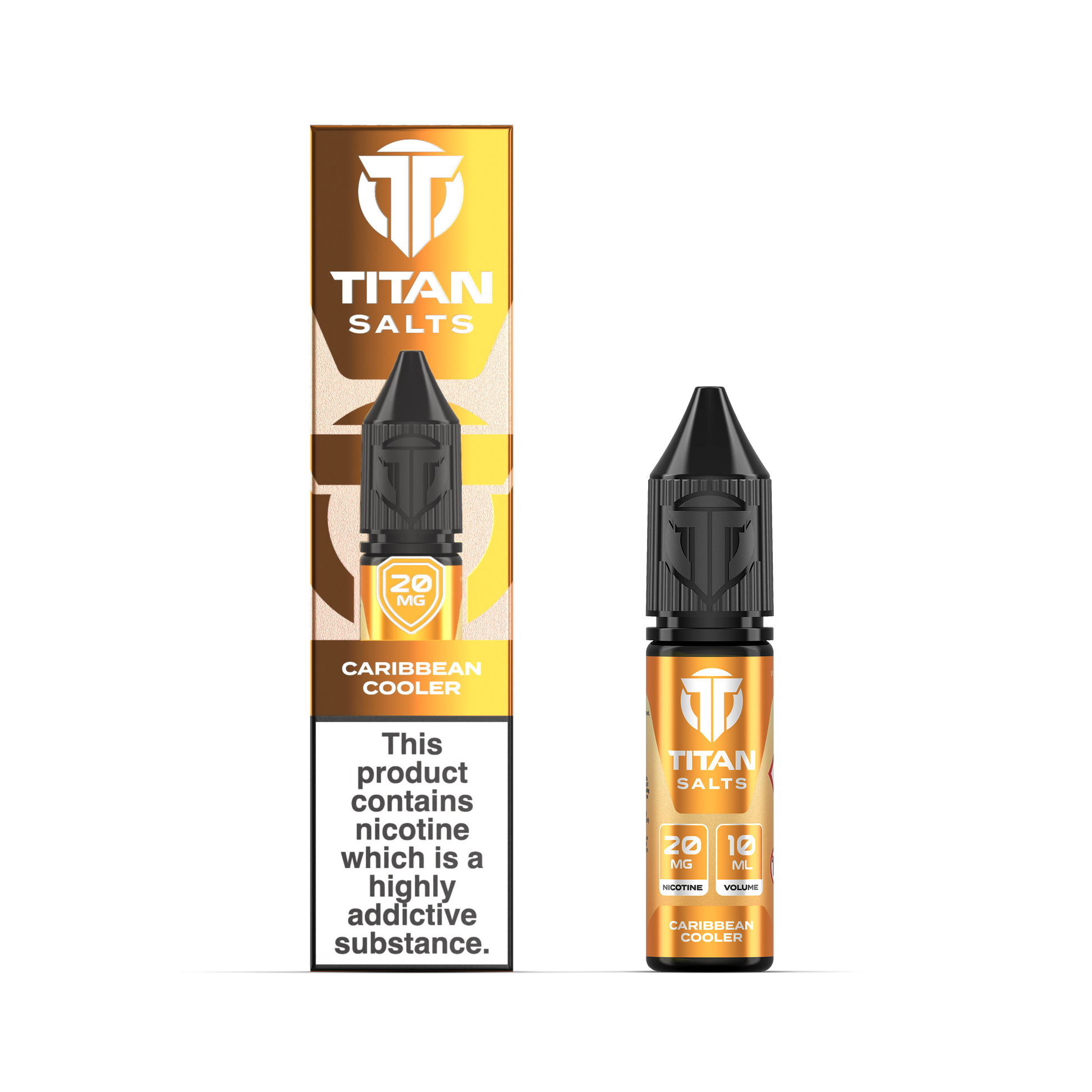 Titan Nic Salts 20mg 10ml 10 Pcs Caribbean Cooler