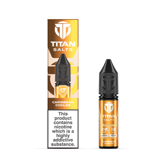 Titan Nic Salts 20mg 10ml 10 Pcs Caribbean Cooler