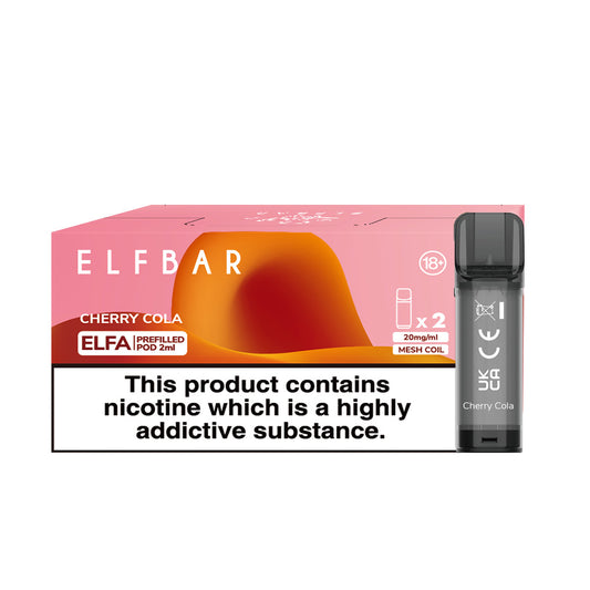 Elfa 2 Pods x 10 Pk Cherry Cola