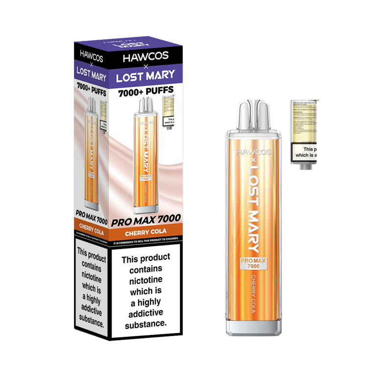 Lost Mary Pro Max Cherry Cola 7000 Puffs Refillable Pod Kit 10 Pk