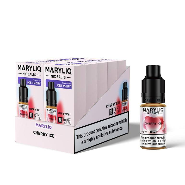 Maryliq Nic Salts 20mg 10 Pk Cherry Ice