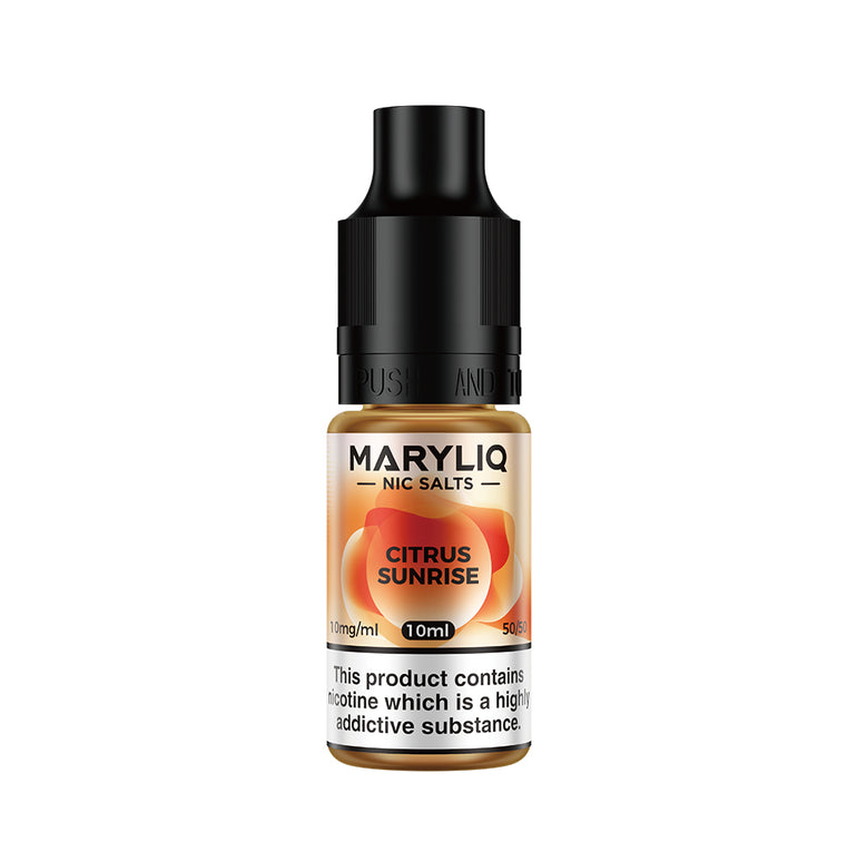 Maryliq Nic Salts 20mg 10 Pk Citrus Sunr