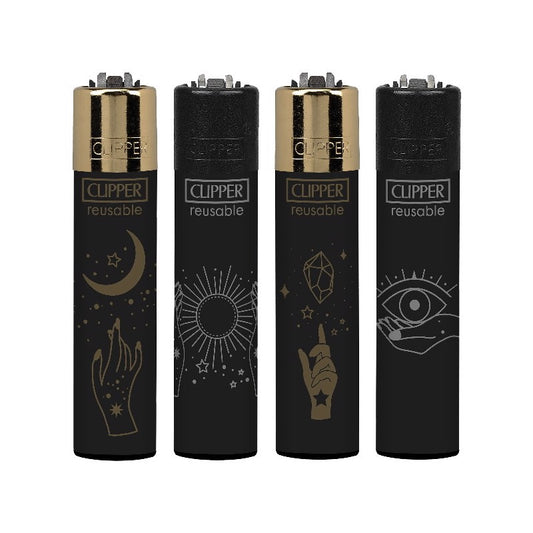 Clipper Lighter Fortuna Hands 48 Pcs