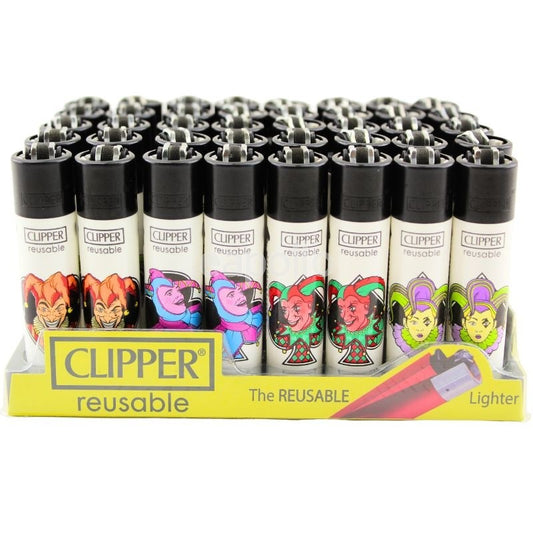Clipper Lighter Poker Joker 40 Pcs