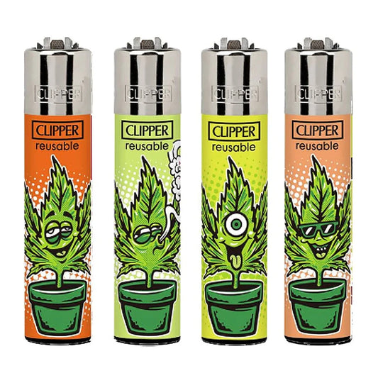 Clipper Lighter Renzo Leaves 2 40 Pcs