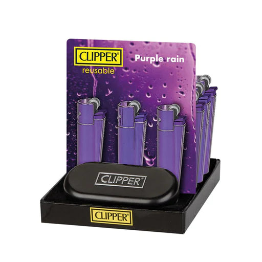 Clipper Metal Flint Purple Rain 12 Pk